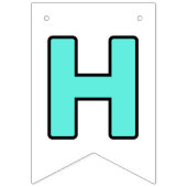 全管状80の誕生日 バンティングフラッグ (第2の旗)