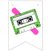 全管状80の誕生日 バンティングフラッグ (第1の旗)