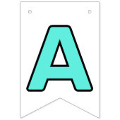 全管状80の誕生日 バンティングフラッグ (第3の旗)