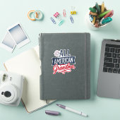 全米おばあちゃん愛国ファイヤーワークデザイン1 シール (iPadカバー)