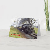 全米からの父の日の蒸気列車 カード (正面)