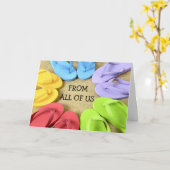 全米から – ビーチサンダル誕生日 カード (黄色い花)