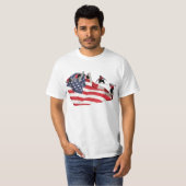全米のスノーボーダーのTシャツ Tシャツ (正面フル)