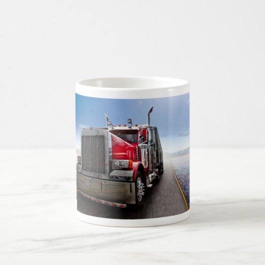 全米のトラック運転手 コーヒーマグカップ (中央)