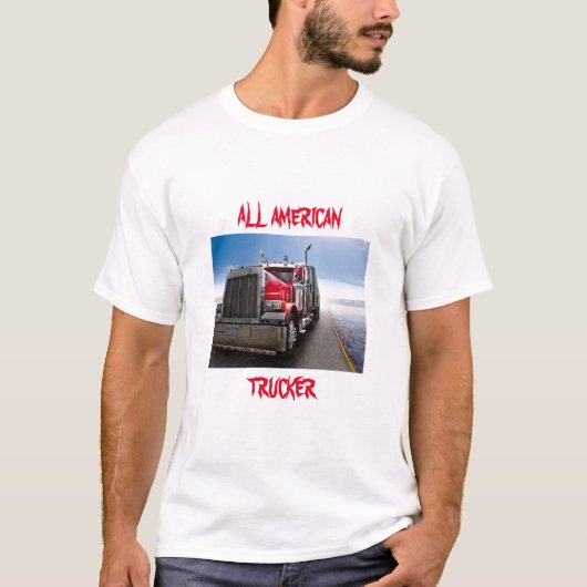 全米のトラック運転手 Tシャツ (正面)