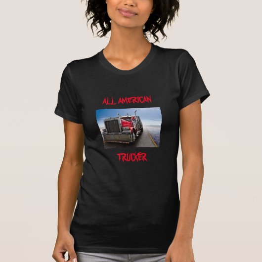 全米のトラック運転手 Tシャツ (正面)