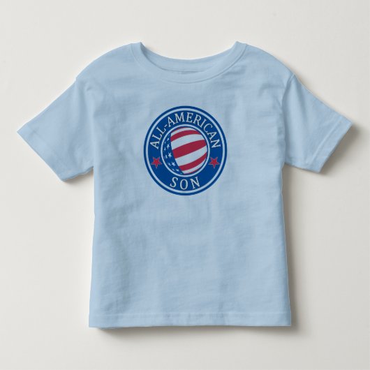 全米の息子 トドラーTシャツ (正面)