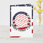 全米の父の日枠 カード (黄色い花)