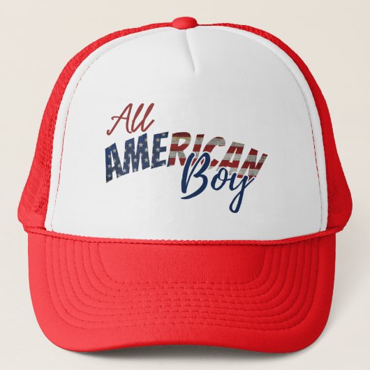 全米の男の子トラック帽 キャップ (正面)