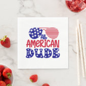 全米の男 スタンダードランチョンナプキン (インサイチュ)