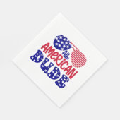 全米の男 スタンダードランチョンナプキン (角)