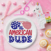 全米の男 ペーパープレート (パーティー)