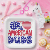 全米の男 ペーパープレート (パーティー)