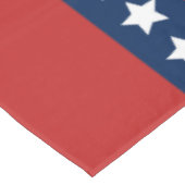 全米の赤白と青の愛国的な旗 テーブルクロス (アングル)