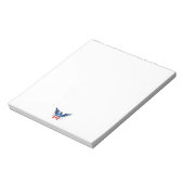 全米イーグル国旗の愛国心 ノートパッド (回転)