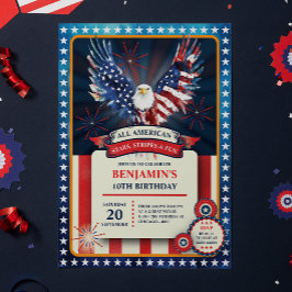 全米イーグル誕生日パーティー 招待状
