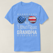 全米ウルトラ・マガおばあちゃん7月サングラ4日 Tシャツ (デザイン正面)