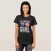 全米ガールマッチ家族Juの4番目の4番目 Tシャツ (正面フル)