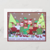 全米クリスマスカード シーズンポストカード (正面/裏面)
