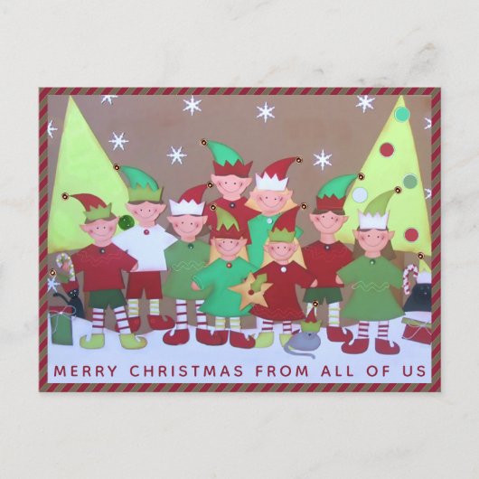 全米クリスマスカード シーズンポストカード (正面)