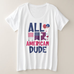 全米ダード–96993 プラスサイズTシャツ