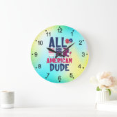 全米ダード–96993 ラージ壁時計 (ホーム)