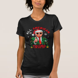 全米トランプ・クリスマスサンタプレジデント Tシャツ