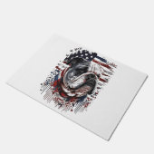 全米ドッグ好きのイギリスのブルドッグ ドアマット (アングル)