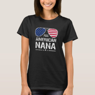 全米ナナアメリカ国旗Jの愛国心4位 Tシャツ