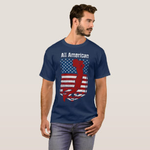 全米バスケットボールヴィンテージ動揺して2 Tシャツ