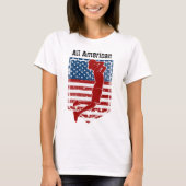 全米バスケットボールヴィンテージ動揺して2 Tシャツ (正面)