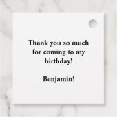 全米バースデーパーティー フェイバータグ (裏面)