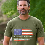 全米パパパーソナライズされた父の日 Tシャツ<br><div class="desc">愛国的なオールアメリカのパパTシャツ – 彼は真のスターのヒーローでありますはっきりしたが、赤、白、青を打つアメリカの旗を特徴とするこの「オールアメリカのパパ」デザインを持つ彼のパパを見せなさい動揺して。頑丈なブラッシュストロークの美与え性はヴィンテージの端で、子供の名前でパーソナライズするオプションは、その心を込めた一種のtouchを追加する。彼が7月4日で焼いているか父の日で焼いているかリラックスら、このデザインは誇りに祝思って彼の愛国心とスタイルのパパのプライド。</div>