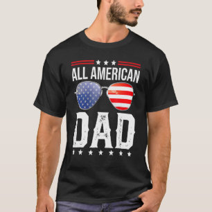 全米パパマッチング家族7月4日 Tシャツ