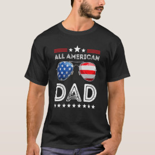 全米パパマッチング家族7月4日 Tシャツ