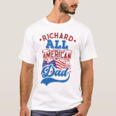 全米パパ第4日7月の愛国家庭懇親会 Tシャツ (正面)