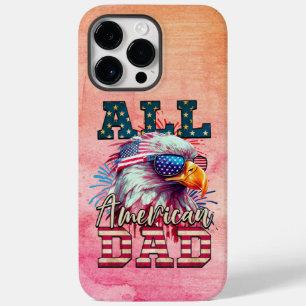 全米パパ7月第4日Bald Eagle USA国旗 Case-Mate iPhone 14 Pro Maxケース