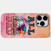 全米パパ7月第4日Bald Eagle USA国旗 Case-Mate iPhoneケース (裏面 (横))