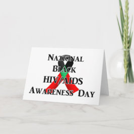 全米ブラックHIV/エイズ認識度デー カード
