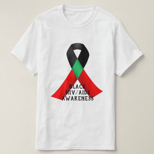 全米ブラックHIV/エイズ認識度デー Tシャツ (デザイン正面)