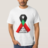 全米ブラックHIV/エイズ認識度デー Tシャツ (正面)