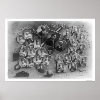 全米ベースボールツアー1897 ポスター