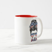 全米マママコーヒーマグ ツートーンマグカップ (正面右)