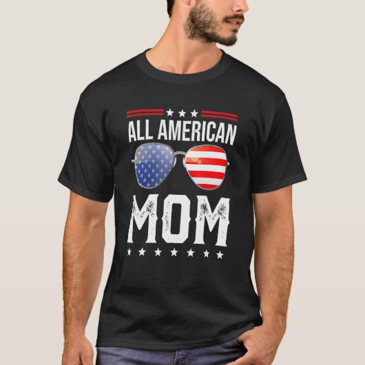 全米マママママママッチ家族7月4日 Tシャツ (正面)