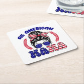全米ママ スクエアペーパーコースター (アングル)