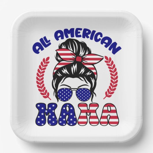 全米ママ ペーパープレート (正面)