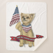 「全米ヨークシャーテリアのJJ」 シェルパブランケット (正面)