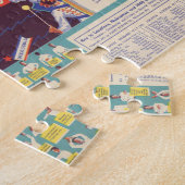 全米ヴィンテージフットボールの地図 ジグソーパズル (側面)