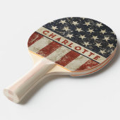 全米ヴィンテージ名 卓球ラケット (正面アングル)
