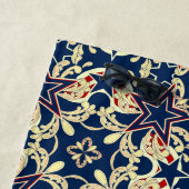 全米ヴィンテージ星愛国心 ビーチタオル (インサイチュ)